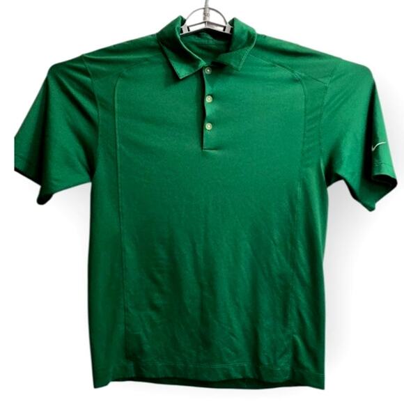 Title: Nike Golf Green Dri-Fit Polo Shirt Men’s Size L Performance Top - Picture 1 of 7